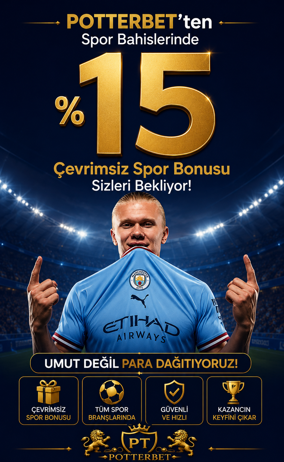%15 Çevrimsiz Spor Bonusu